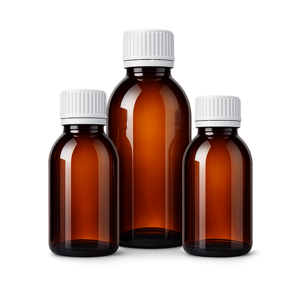 high quality plastic pharmaceutical syrup bottles